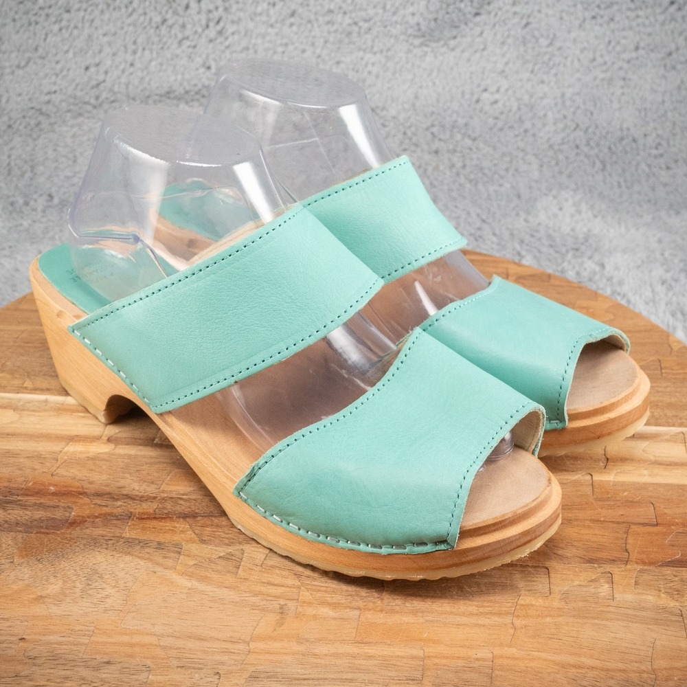 Swedish Clogs Maguba Tokyo Turquoise Blue  Size US Womens 11 / EU 41